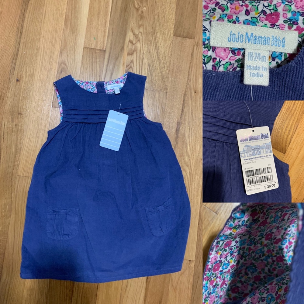 NWT JoJo Maman Bebe Dress